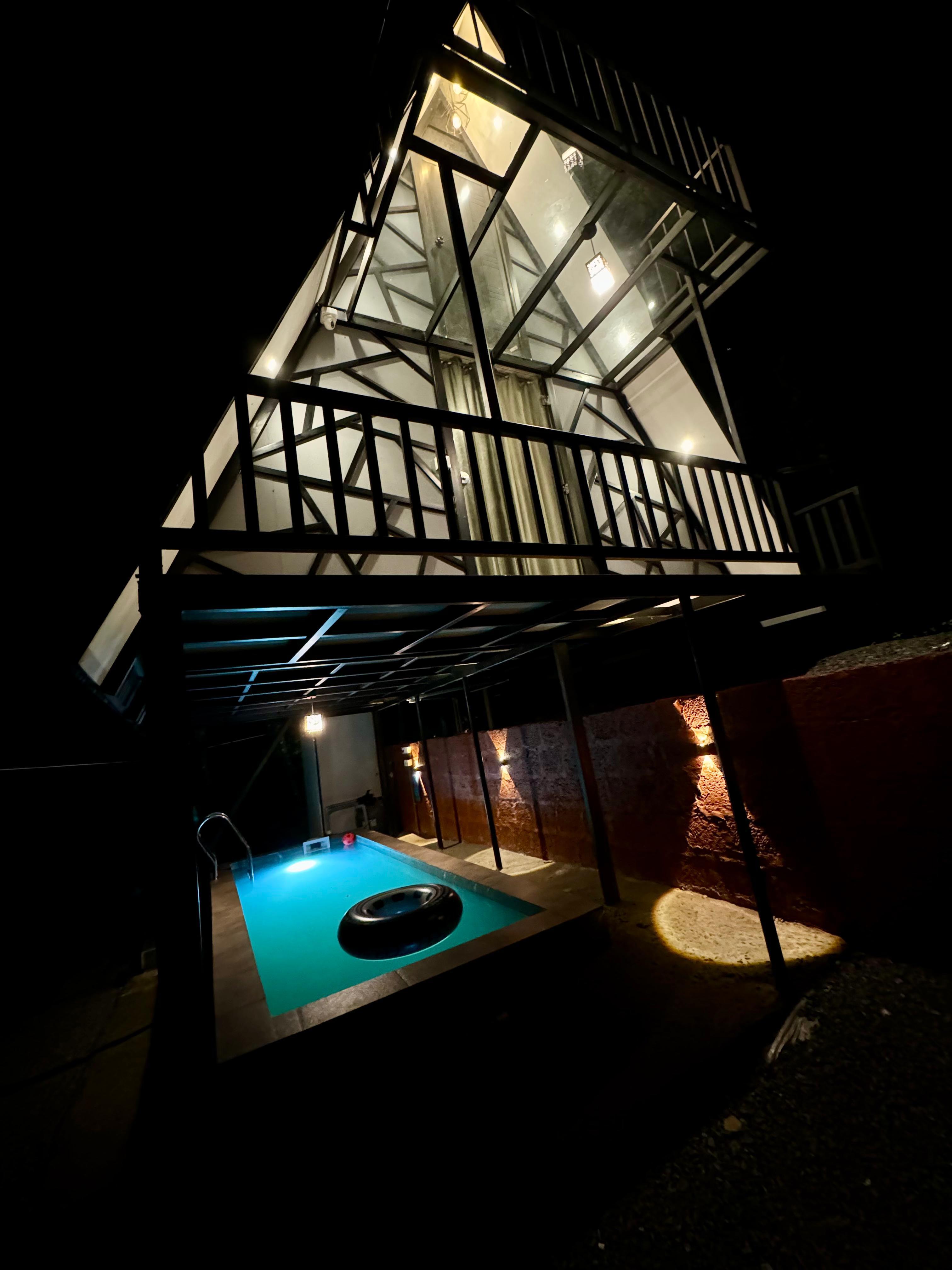 Holiday Nest - A cabin with Private Pool x Solis Nature