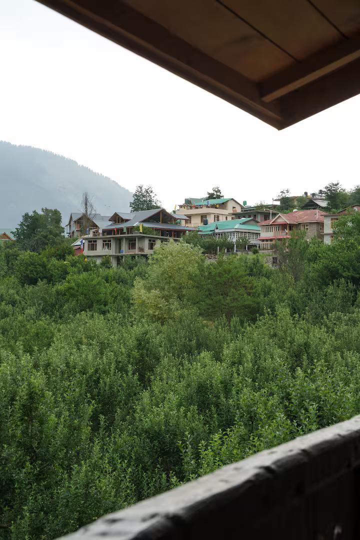 Tranquil Bedroom with Apple Orchard x Solis Nature