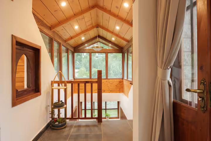 Tranquil Bedroom with Apple Orchard x Solis Nature