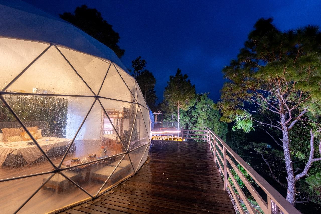 Glamp Echo Corbett, Geodesic Dome-Canopy x Solis Nature
