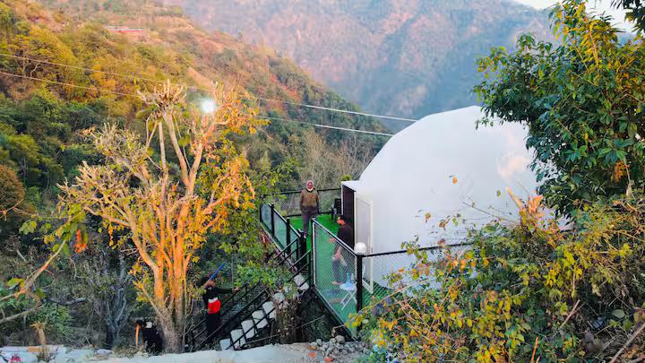 Glamping Dome at Naukuchiatal x Solis Nature