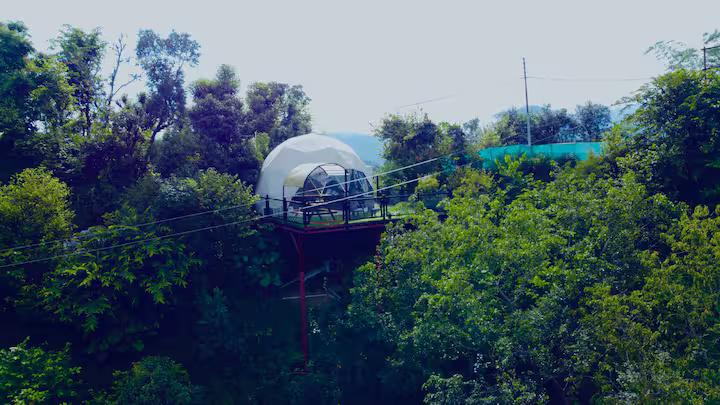 Glamping Dome at Naukuchiatal x Solis Nature