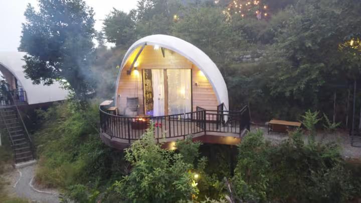 Cocoon house at Naukuchiatal x Solis Nature