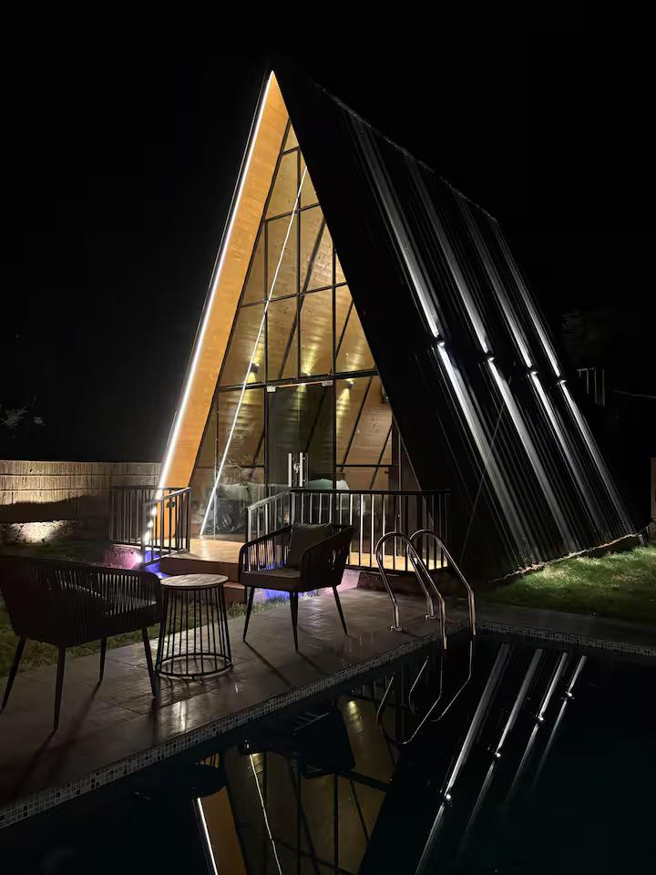 A-frame Abode x Solis Nature