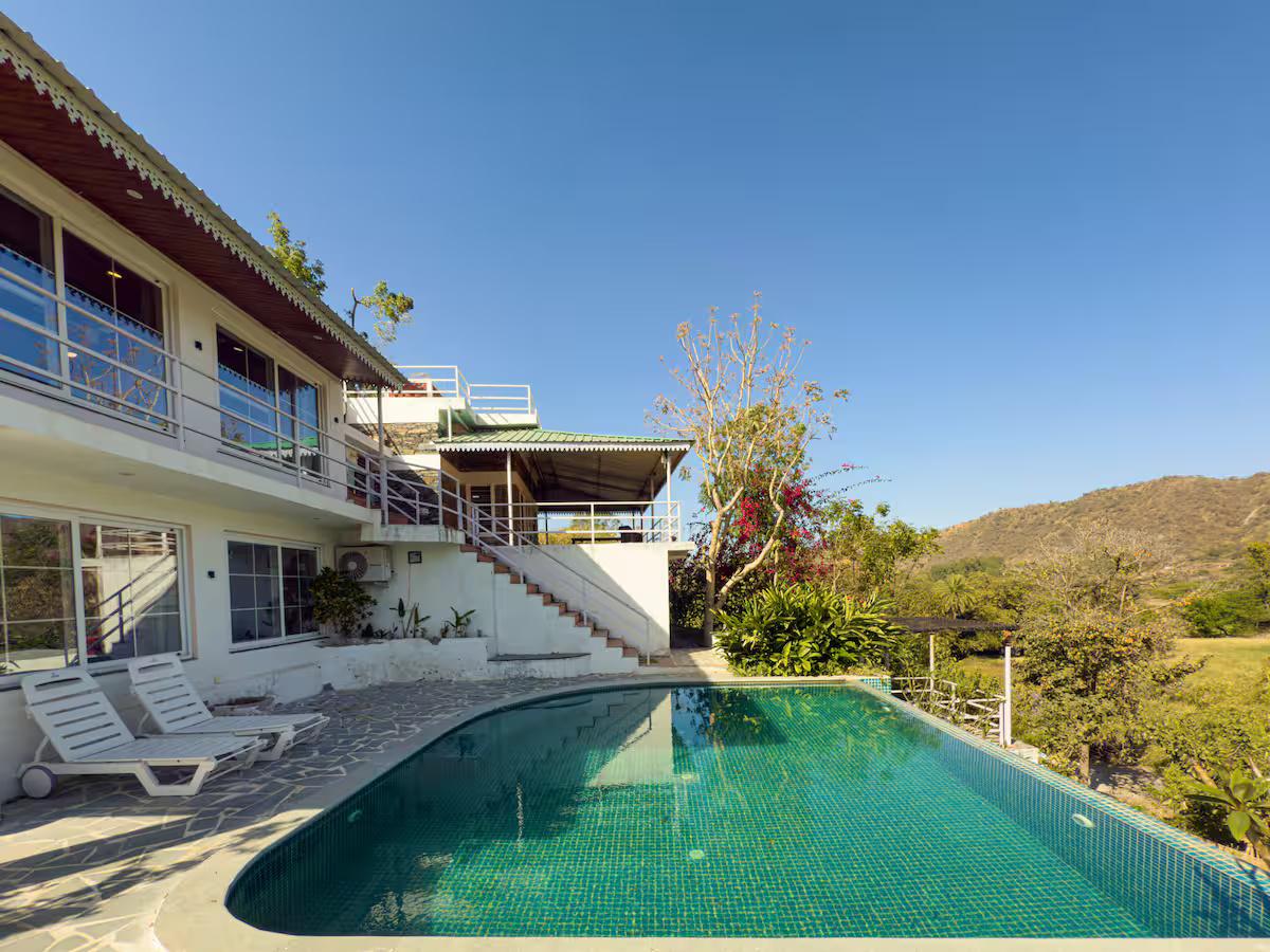 3 Bedroom Villa With Pool in Udaipur x Solis Nature