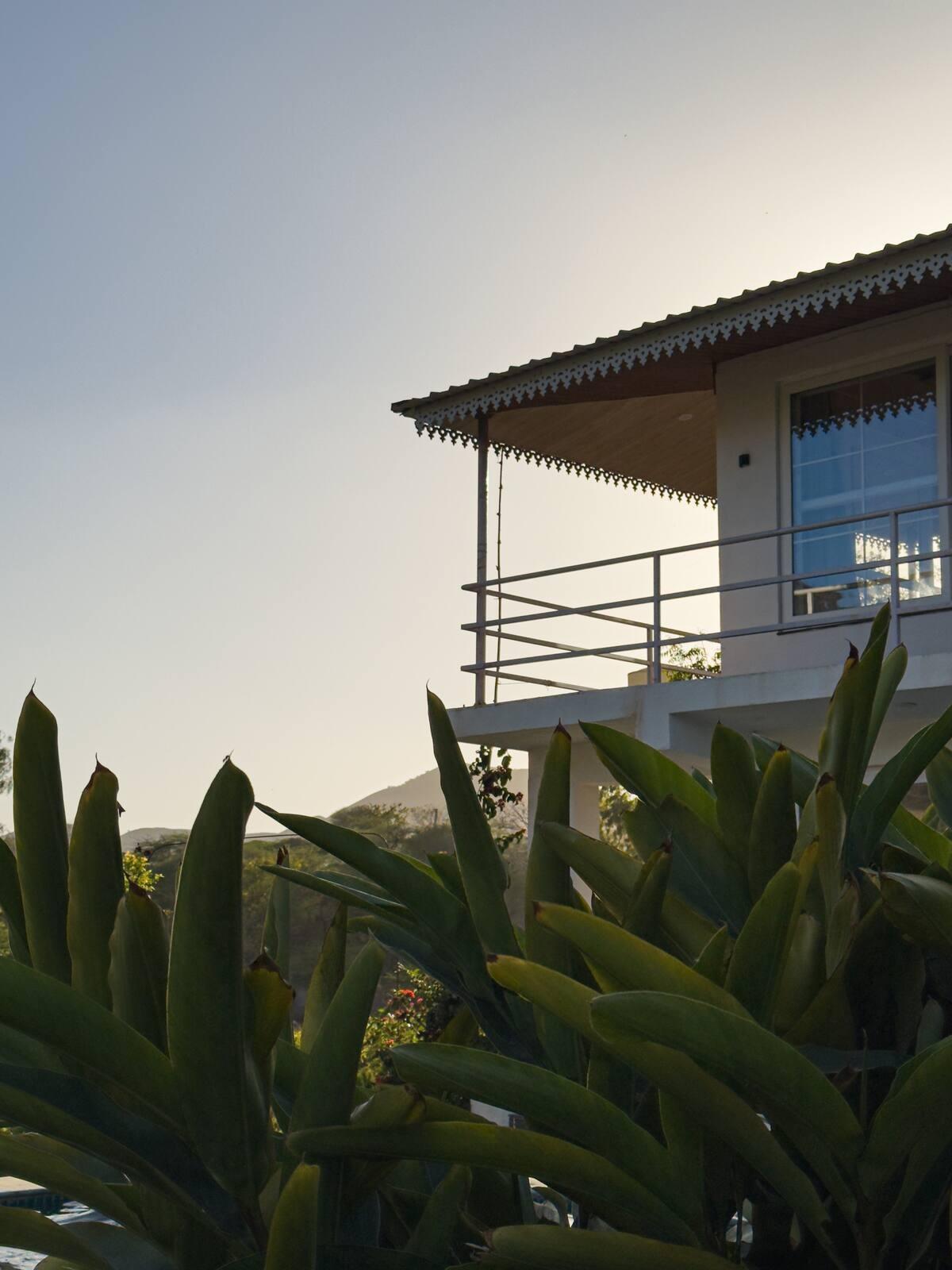 3 Bedroom Villa With Pool in Udaipur x Solis Nature