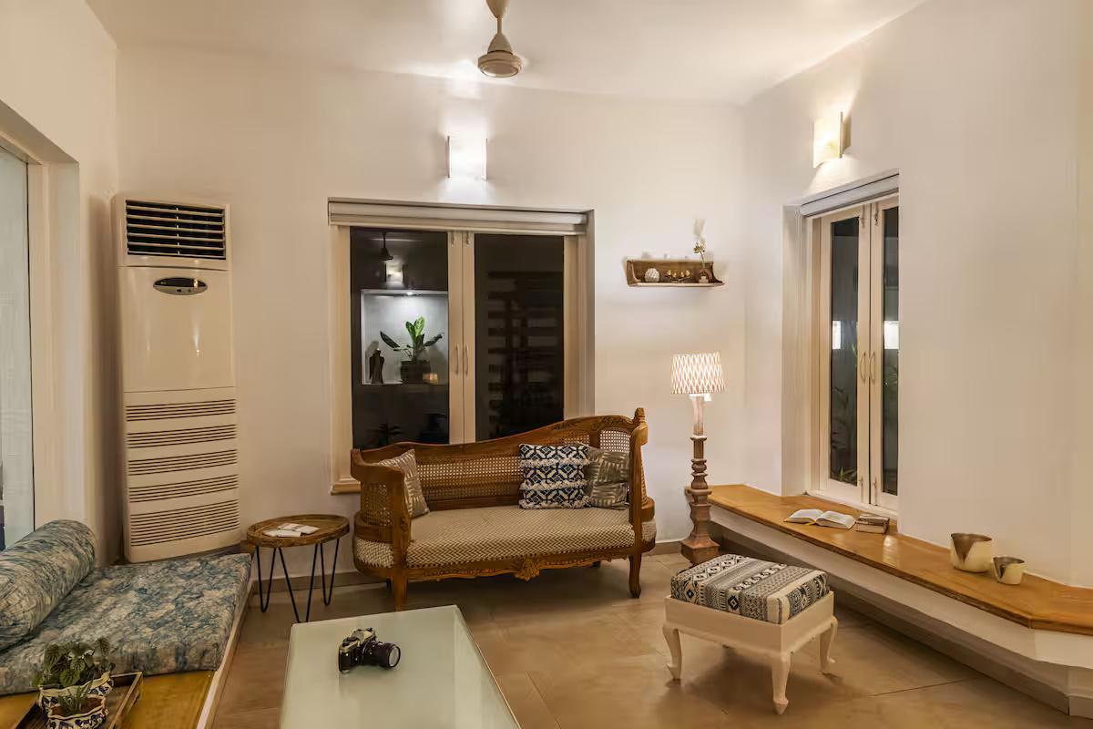 Authentic Villa on Morjim Beach x Solis Nature