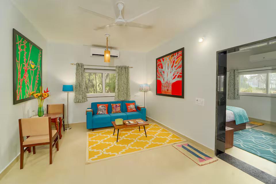 6BHK |  5 mins to Morjim Beach x Solis Nature