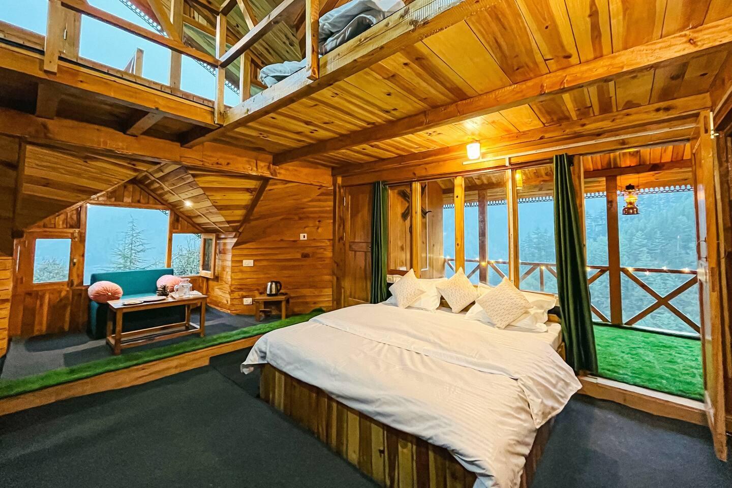 Mountain Vibes Stylish wooden chalet in x Solis Nature