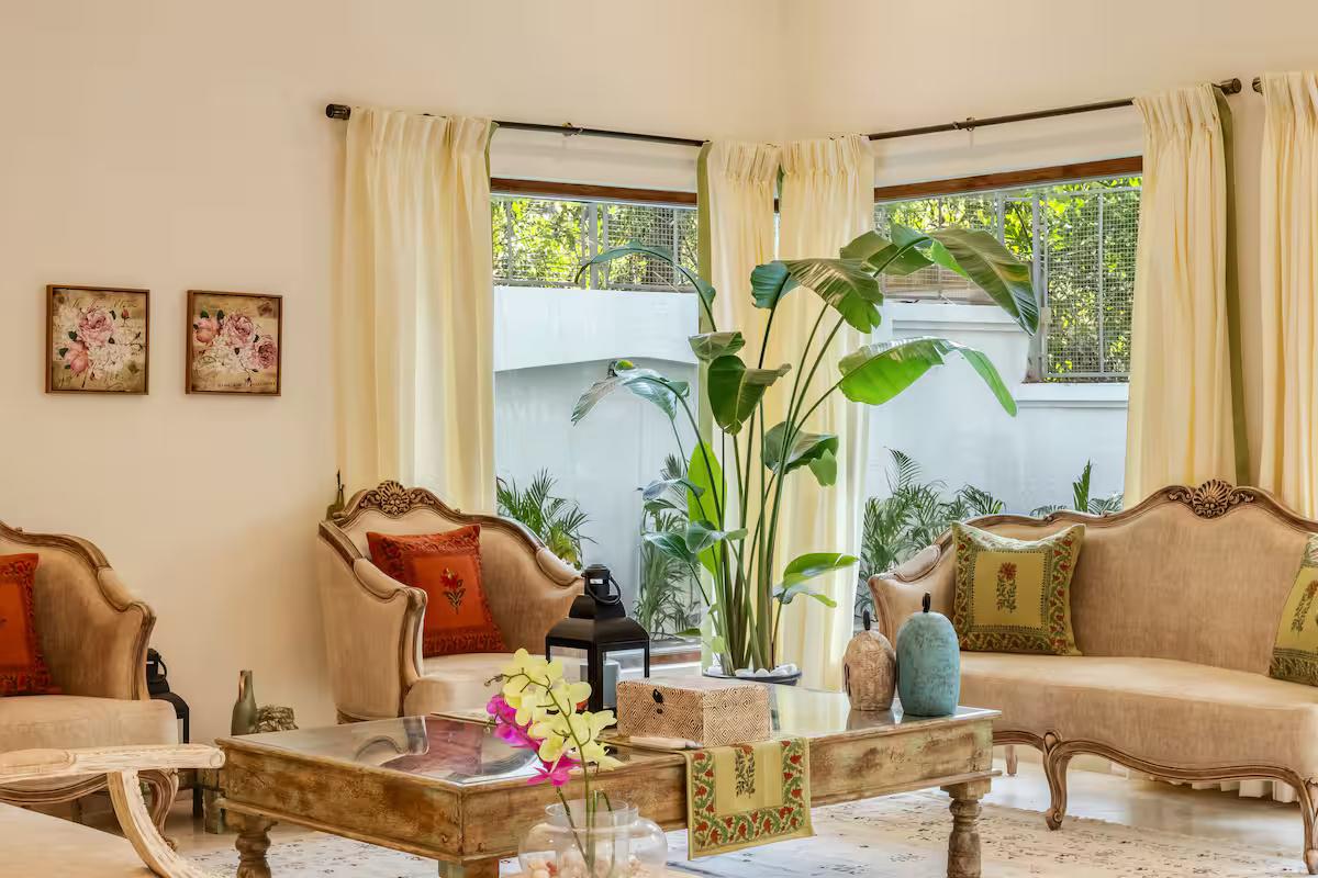 Ivory 5 BHK Private Pool Villa near Calangute x Solis Nature