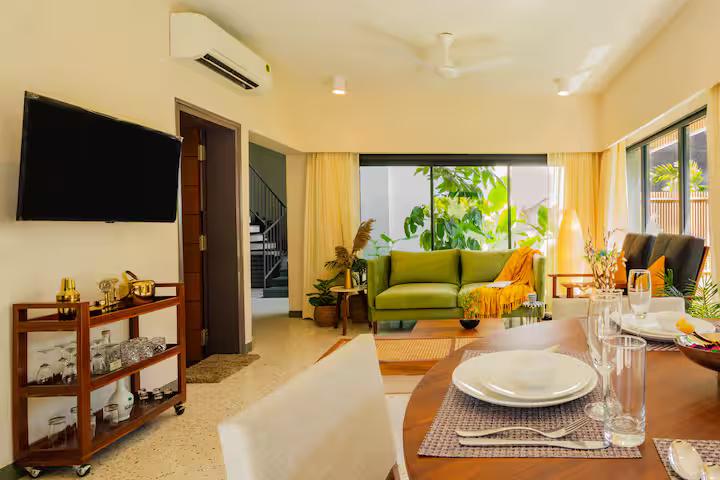 Beleza - 4 BHK Private Pool Villa in Vagator, Goa x Solis Nature