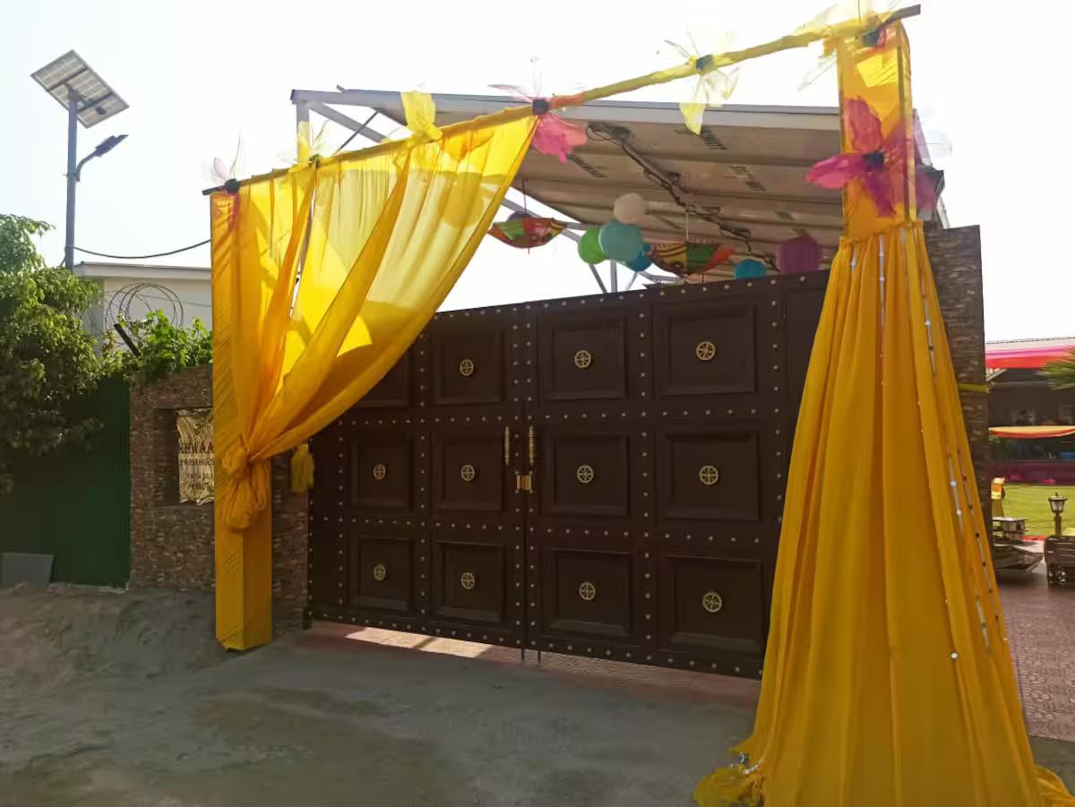 Khwaab Farmhouse for pool party, wedding, events (NCR) x Solis Nature