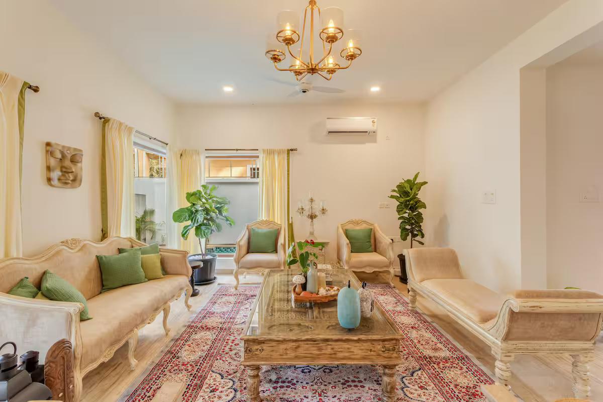 Amber 4 BR Private Pool Villa near Calangute x Solis Nature