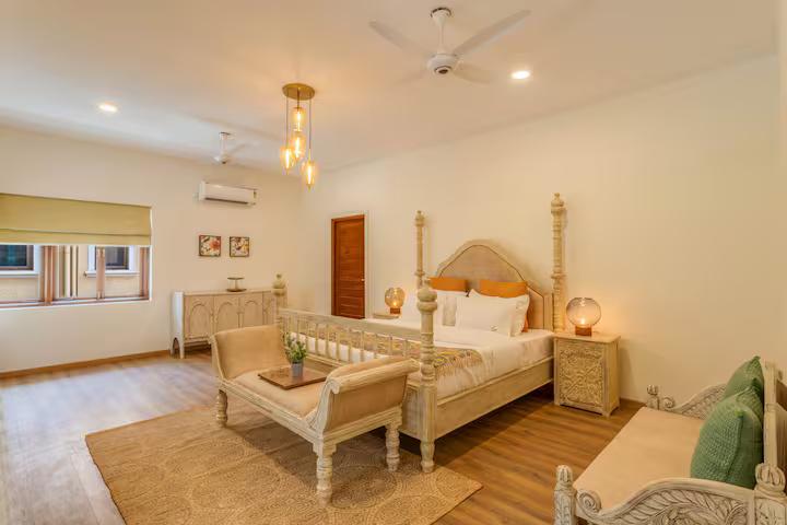 Amber 4 BR Private Pool Villa near Calangute x Solis Nature