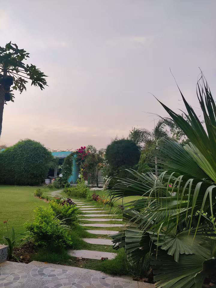 Luxury Farmhouse with Pool in the Aravalli Hills x Solis Nature