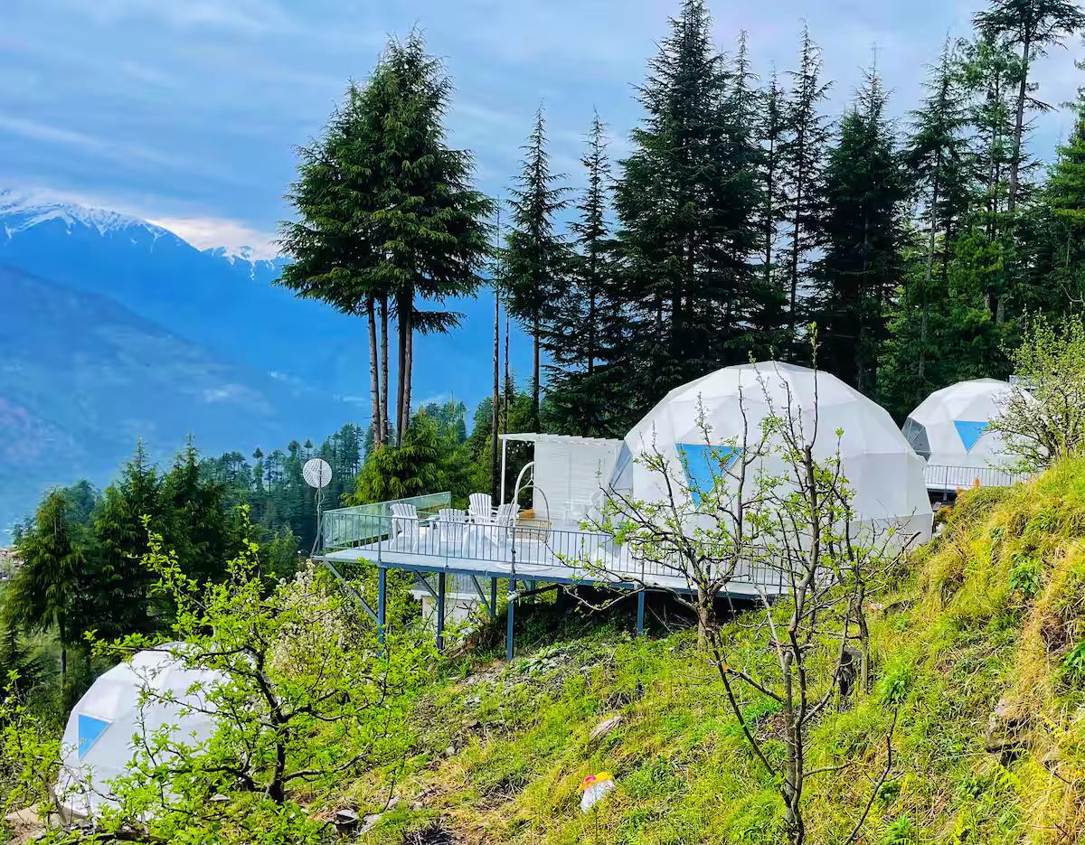 Himalayan Ridge  LuxDome with Hammock & Pvt Deck x Solis Nature