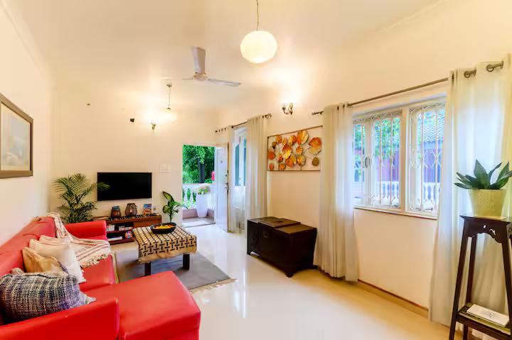 2bhk w/ pool + Kitchen | 8 mins from beach x Solis Nature