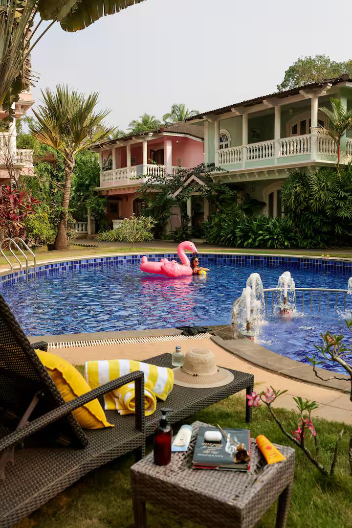 2bhk w/ pool + Kitchen | 8 mins from beach x Solis Nature