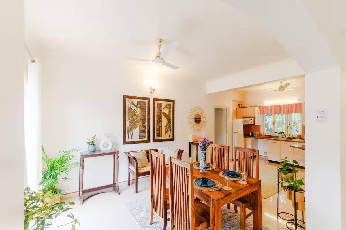 2bhk w/ pool + Kitchen | 8 mins from beach x Solis Nature