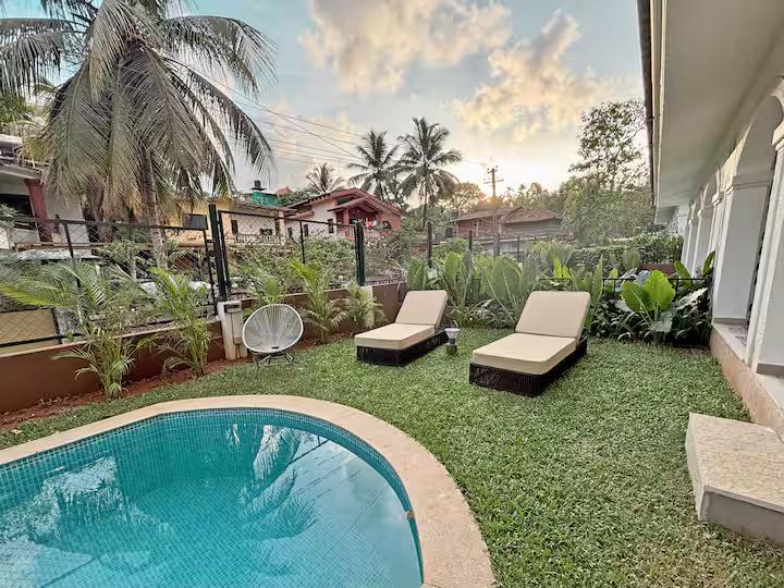 Upscale 3BHK Villa with Private Pool | Central Stay x Solis Nature