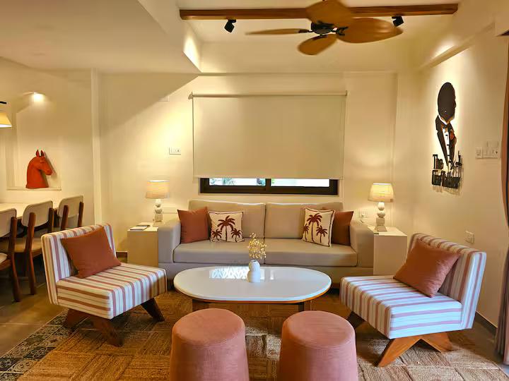 Upscale 3BHK Villa with Private Pool | Central Stay x Solis Nature