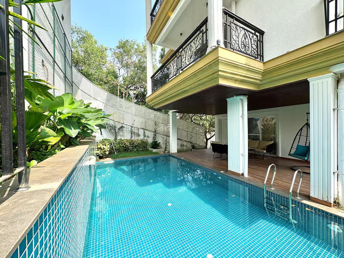 Elegant 3BHK Private Pool Villa | Premium Parra x Solis Nature