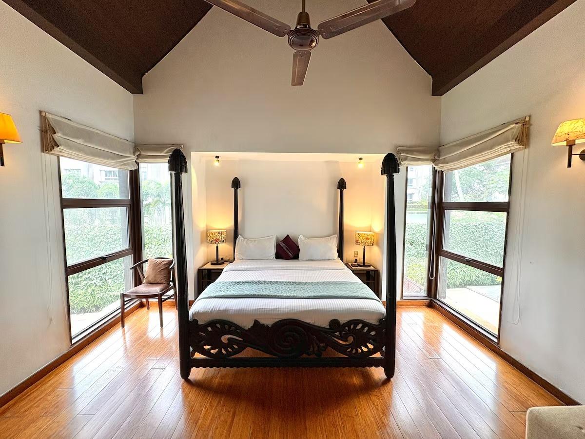 Balinese 3BHK Villa | Pvt Pool & Garden | Candolim x Solis Nature