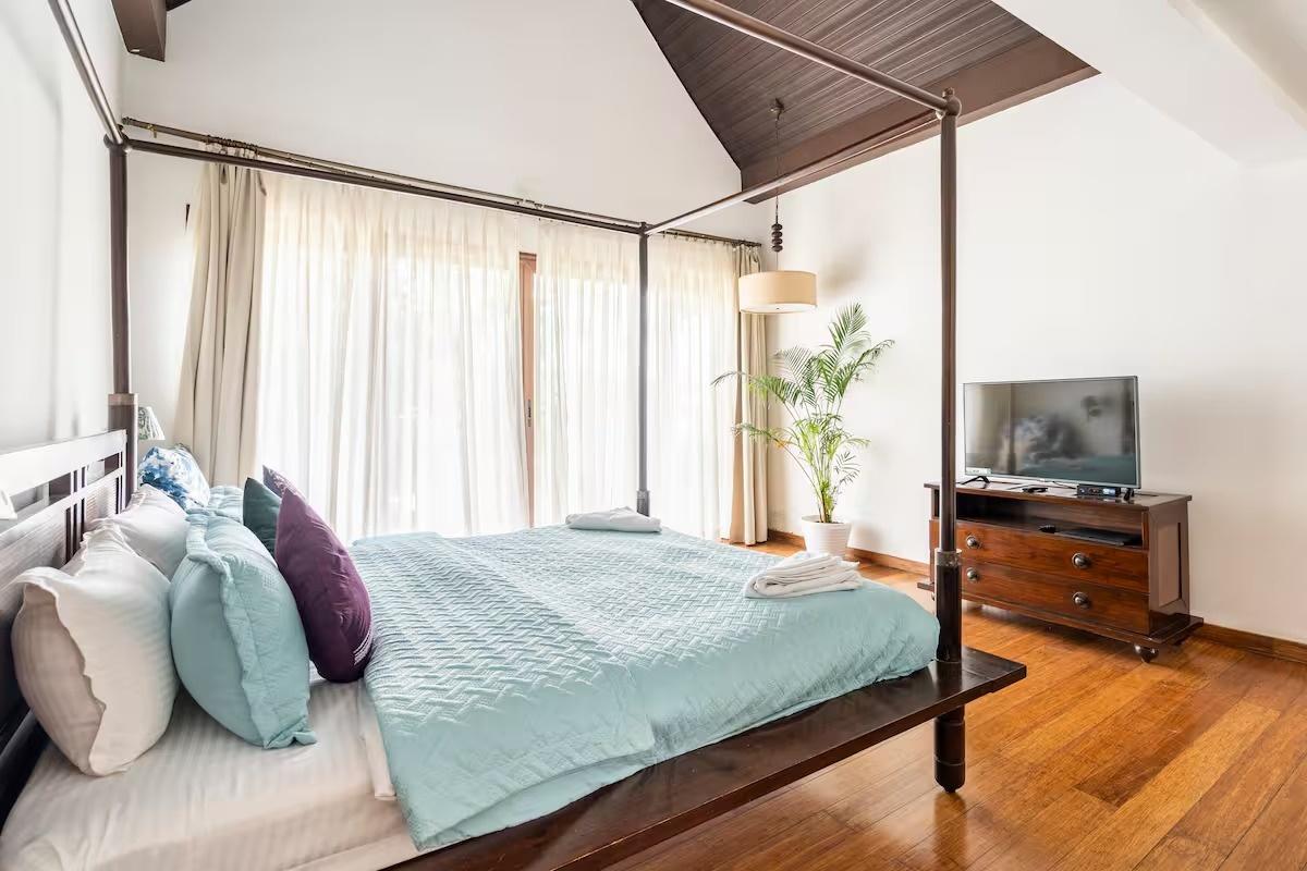 Balinese 3BHK Villa | Pvt Pool & Garden | Candolim x Solis Nature