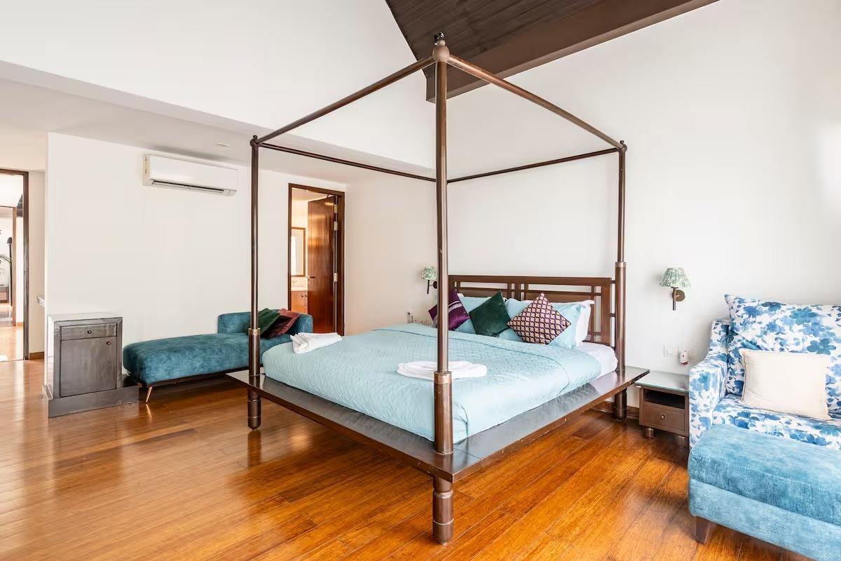 Balinese 3BHK Villa | Pvt Pool & Garden | Candolim x Solis Nature