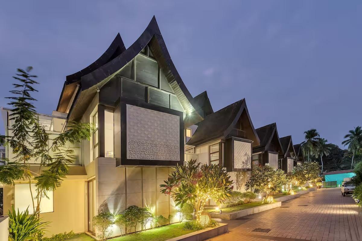 Balinese 3BHK Villa | Pvt Pool & Garden | Candolim x Solis Nature